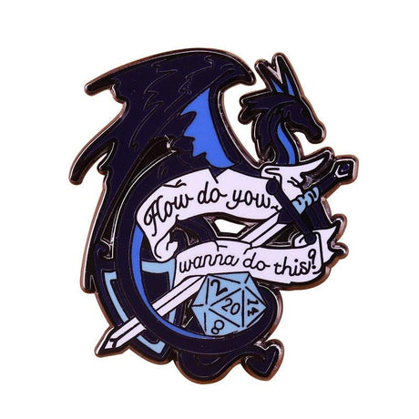 D&D enamel metal pins / brooch 47 styles - Mini Megastore