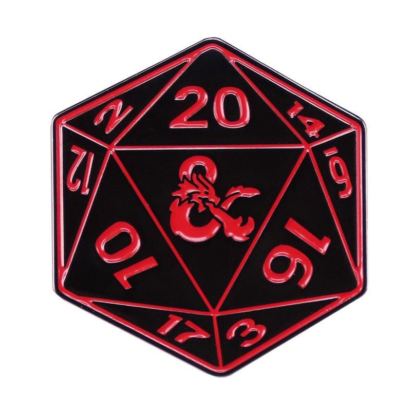 D&D enamel metal pins / brooch 47 styles - Mini Megastore