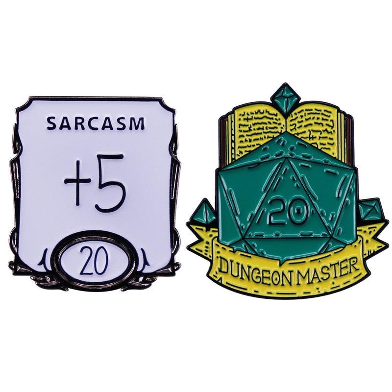 D&D enamel metal pins / brooch 47 styles - Mini Megastore
