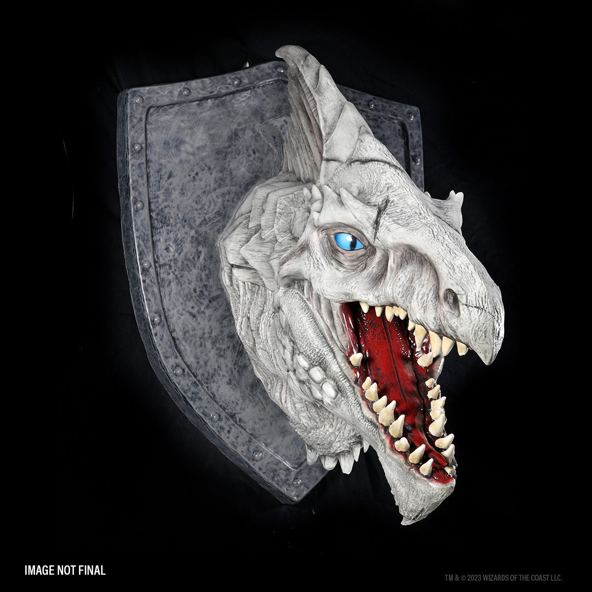 D&D Replicas of the Realms: White Dragon Trophy Plaque - Mini Megastore