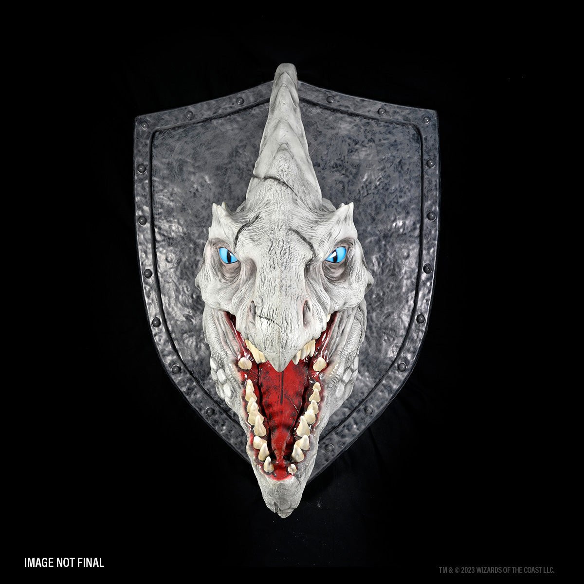 D&D Replicas of the Realms: White Dragon Trophy Plaque - Mini Megastore