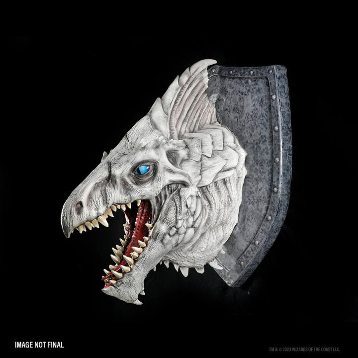 D&D Replicas of the Realms: White Dragon Trophy Plaque - Mini Megastore