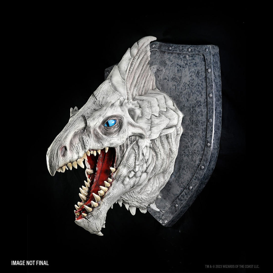 D&D Replicas of the Realms: White Dragon Trophy Plaque - Mini Megastore
