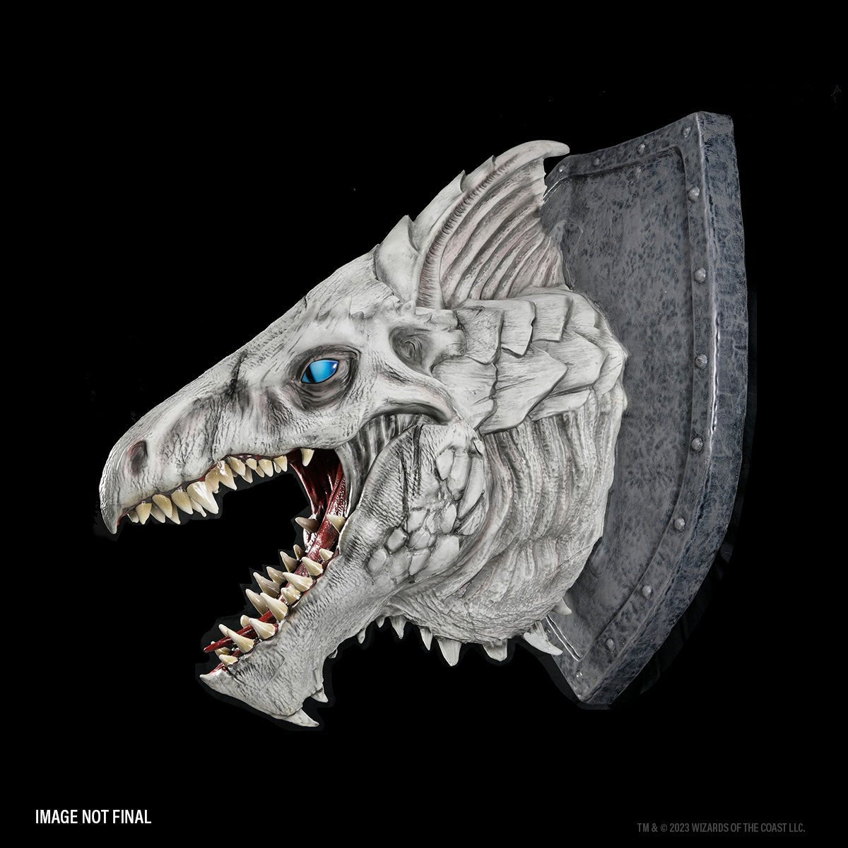 D&D Replicas of the Realms: White Dragon Trophy Plaque - Mini Megastore