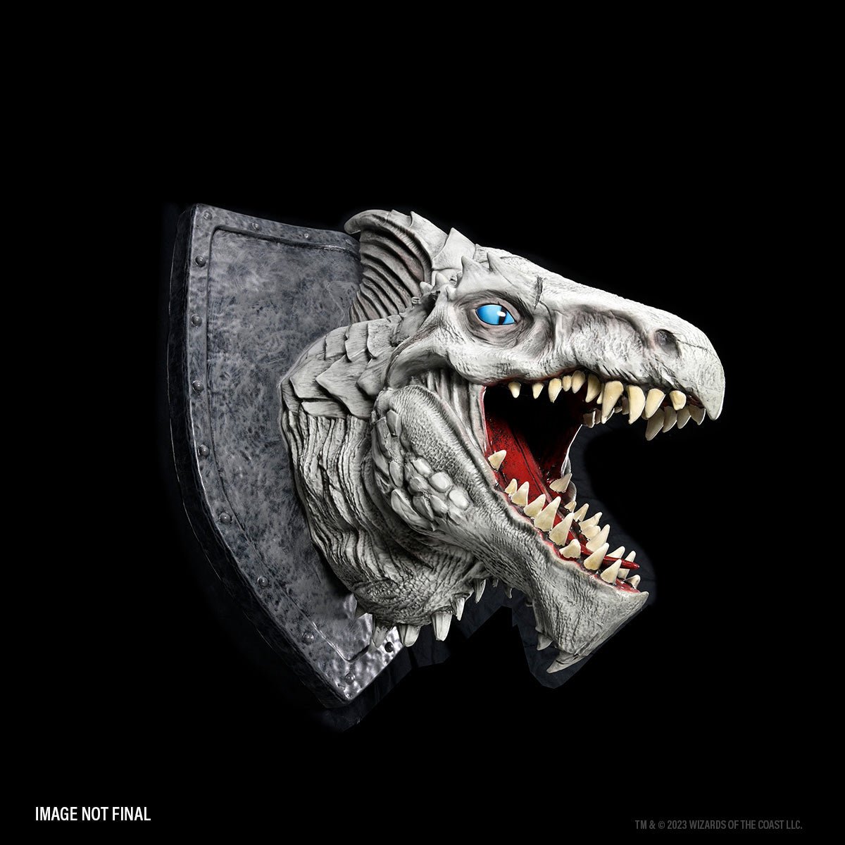 D&D Replicas of the Realms: White Dragon Trophy Plaque - Mini Megastore