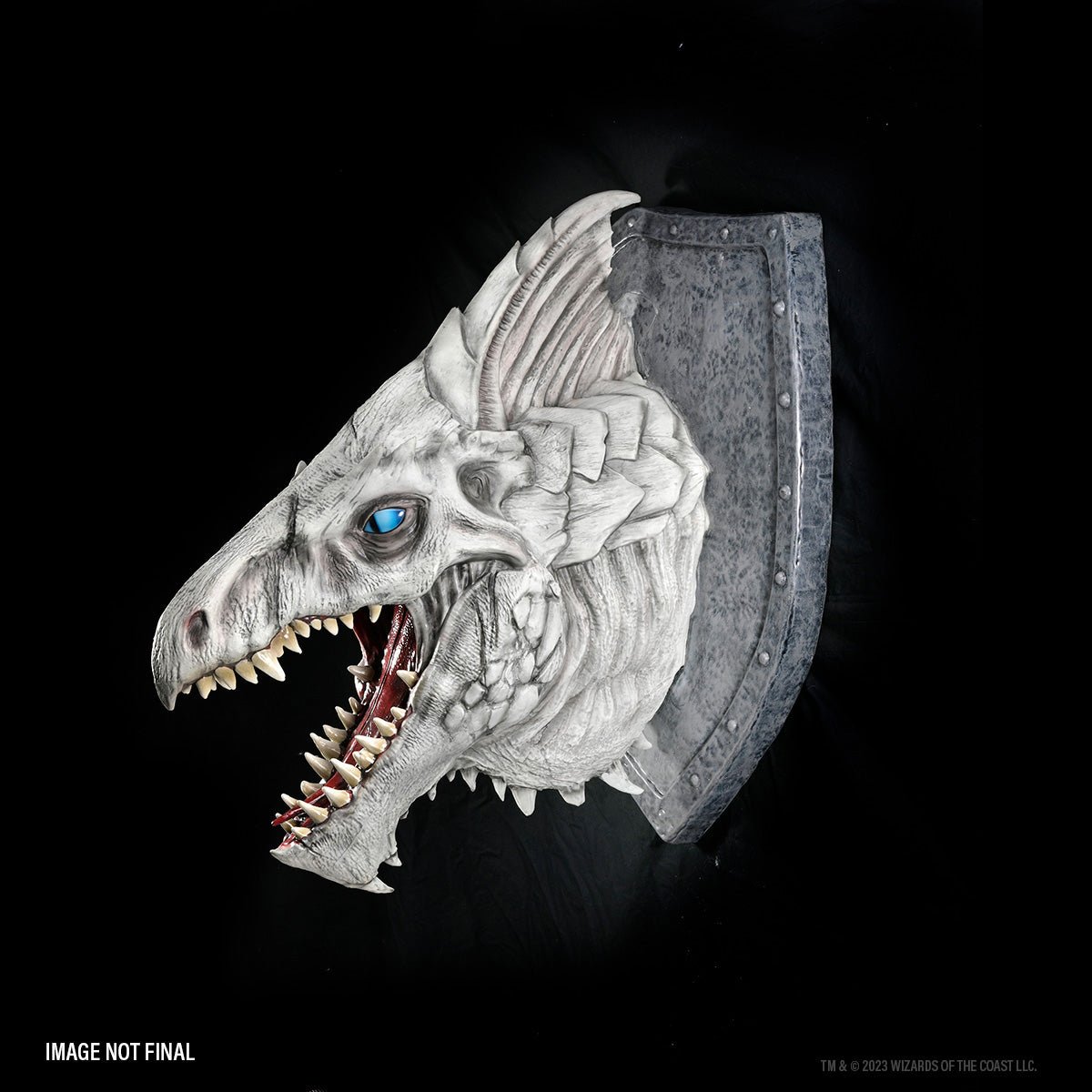 D&D Replicas of the Realms: White Dragon Trophy Plaque - Mini Megastore
