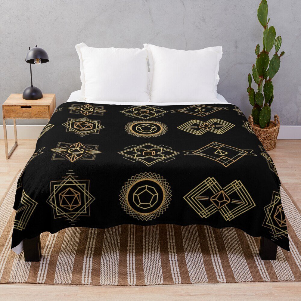 D&D Style Blankets / Bed Throw Blanket 22 Styles - Mini Megastore