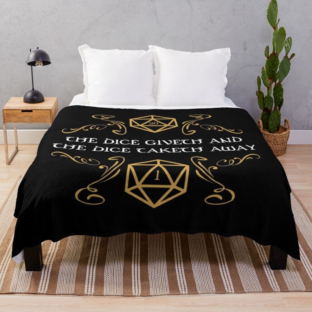D&D Style Blankets / Bed Throw Blanket 22 Styles - Mini Megastore