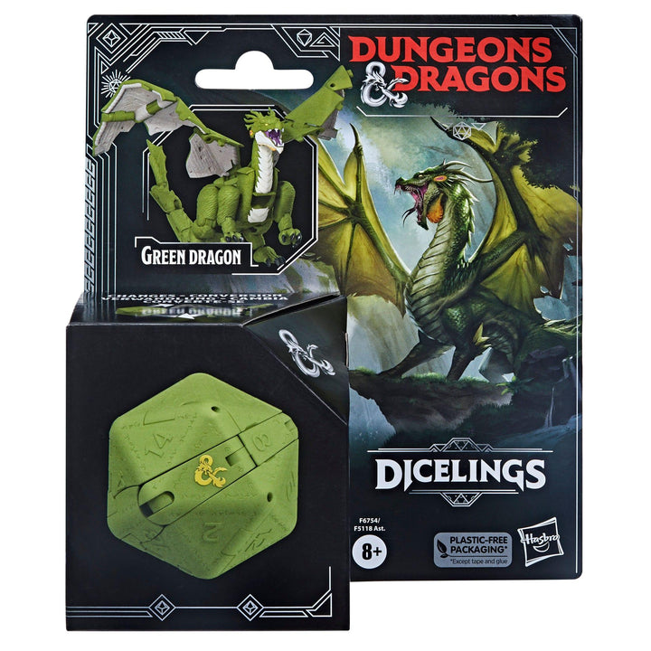 Dicelings Action Figure Green Dragon - Mini Megastore