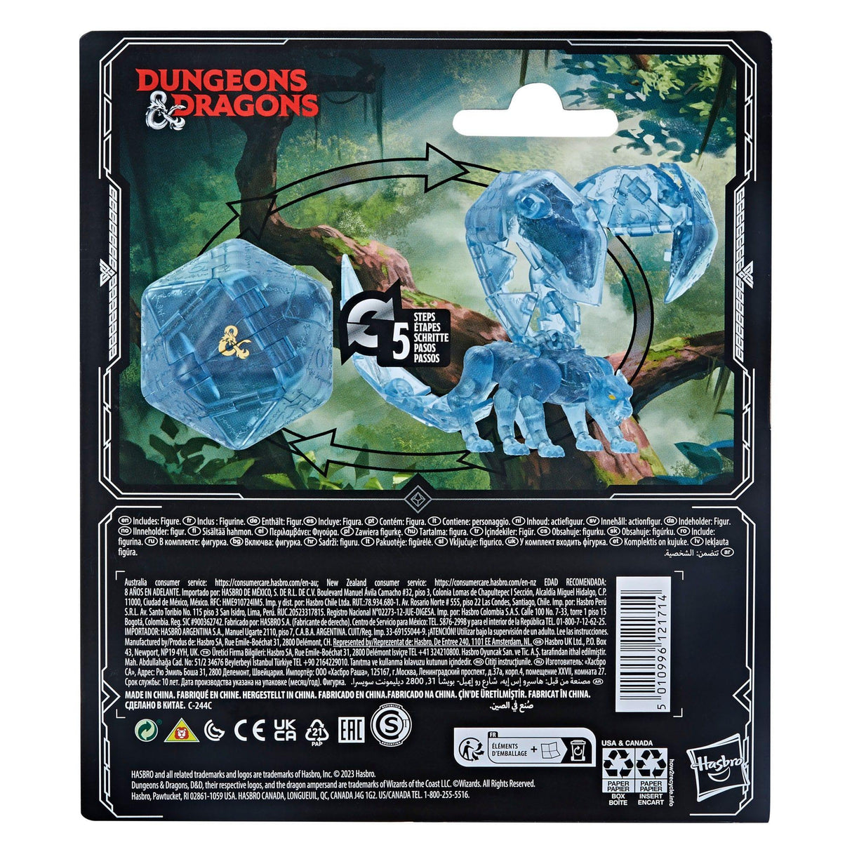 Dicelings Action Figure Transparent Blue Displacer Beast - Mini Megastore