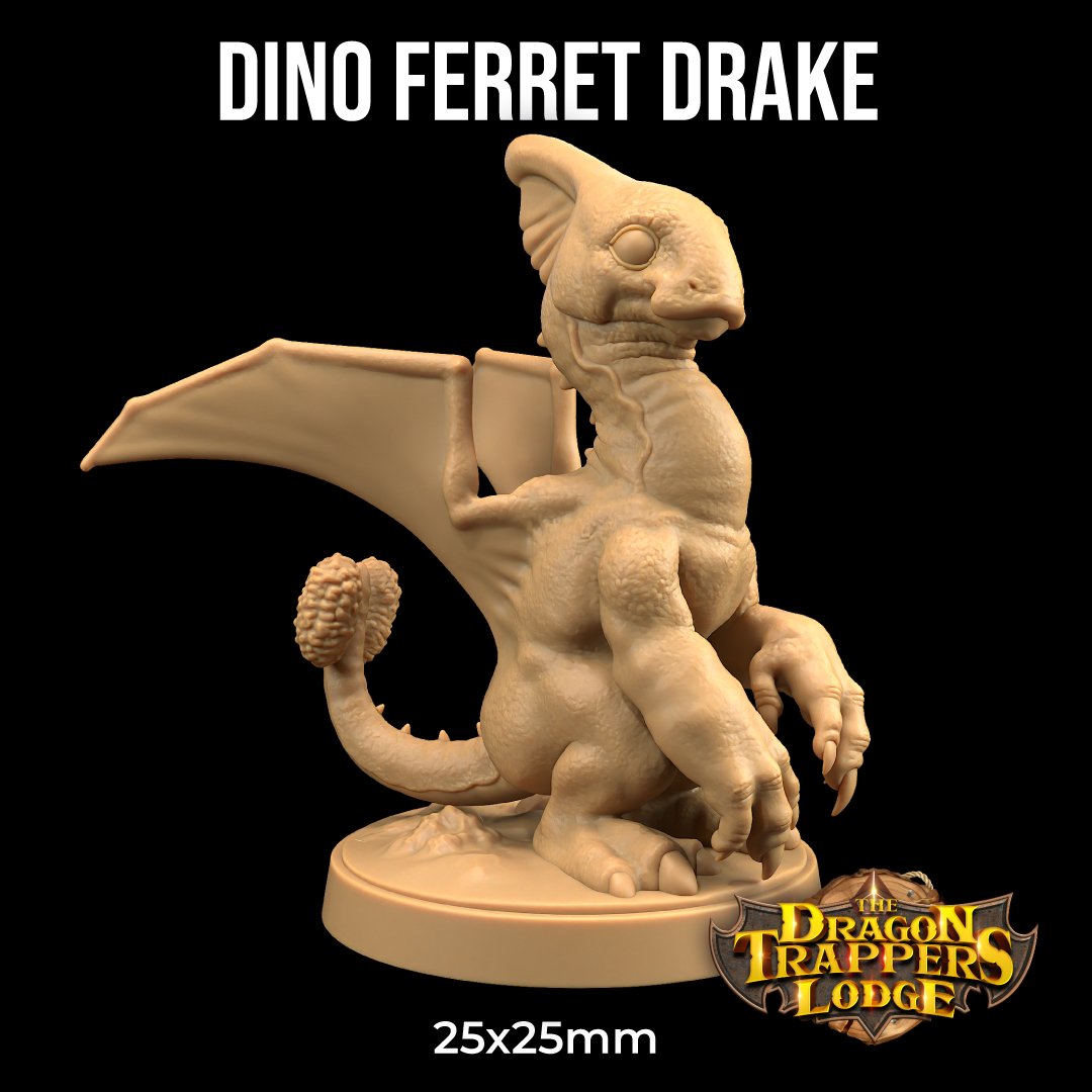 Dino Ferret Drake Miniature - Mini Megastore
