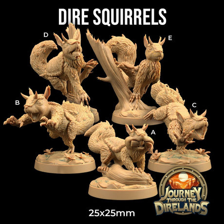 Dire Squirrel Miniatures - Mini Megastore