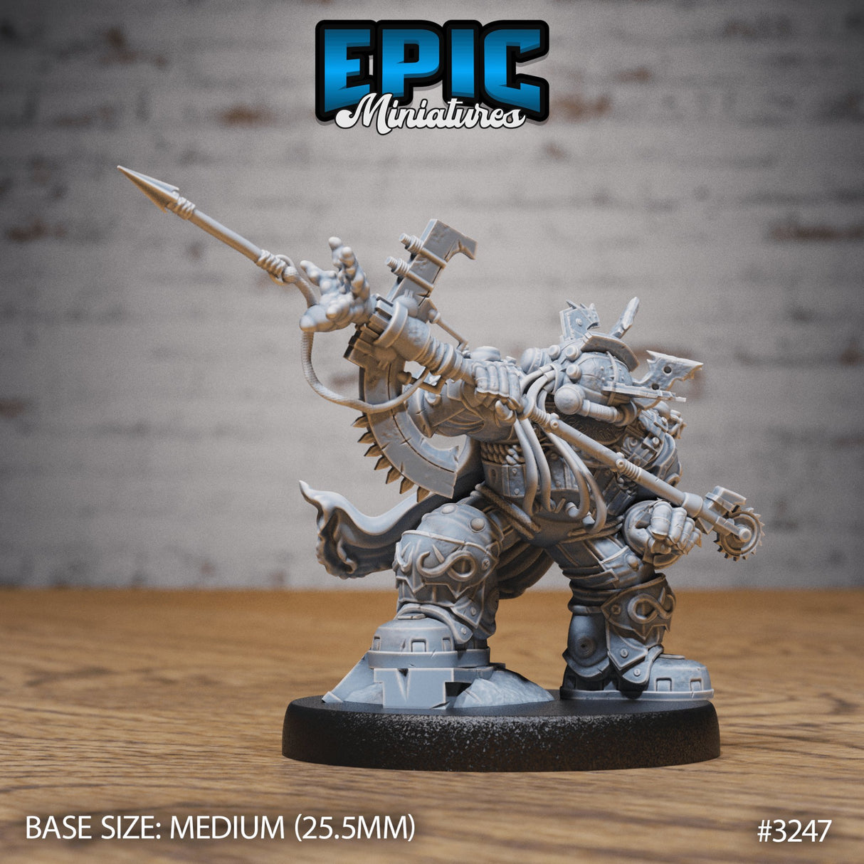 Diving Dwarf Adventurer Miniature - Mini Megastore