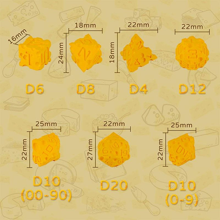 DND Cheese Dice - Mini Megastore