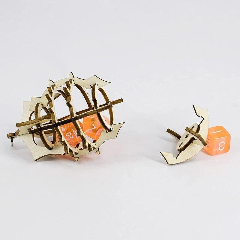 DND Dragon Dice Jail Prison Wood Hanging Cage for Your Bad Dice - Mini Megastore