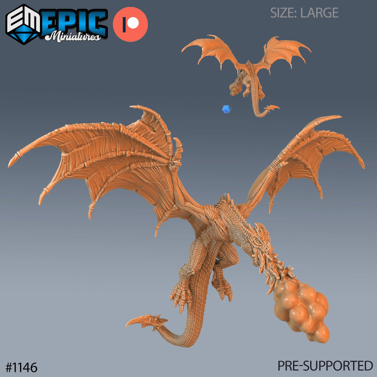 Draconic Wyvern Miniature - Mini Megastore