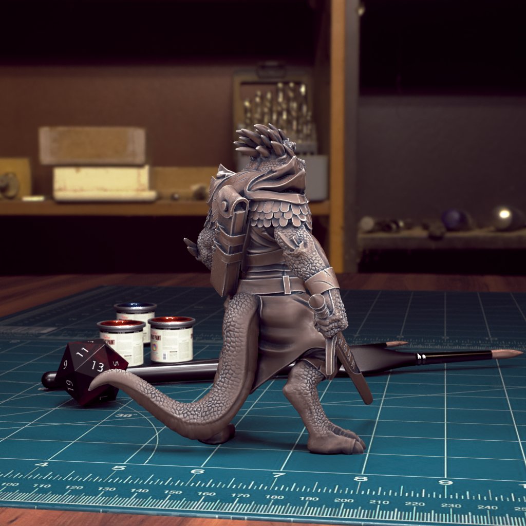 Dragonborn Fighter Miniatures - Mini Megastore