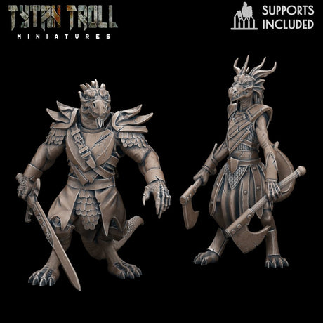 Dragonborn Fighter Miniatures - Mini Megastore