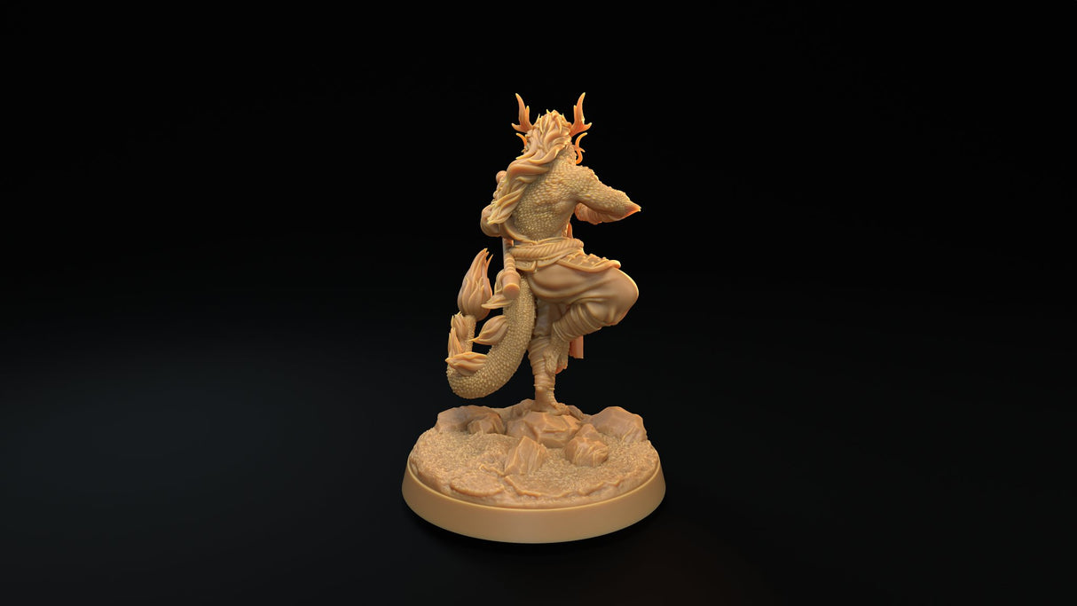 Dragonborn Monk Miniatures - Mini Megastore