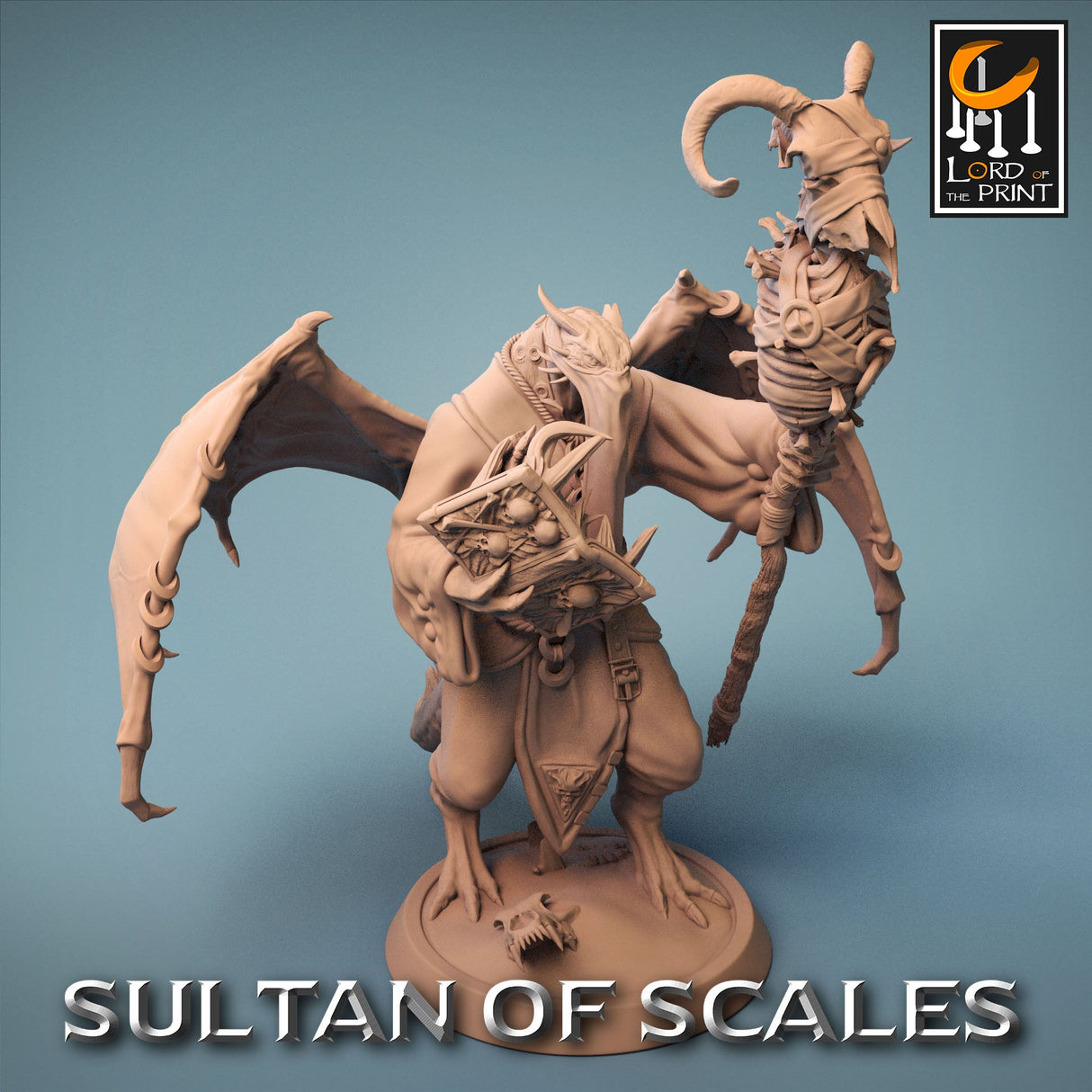 Dragonborn Necromancer Miniature - Mini Megastore