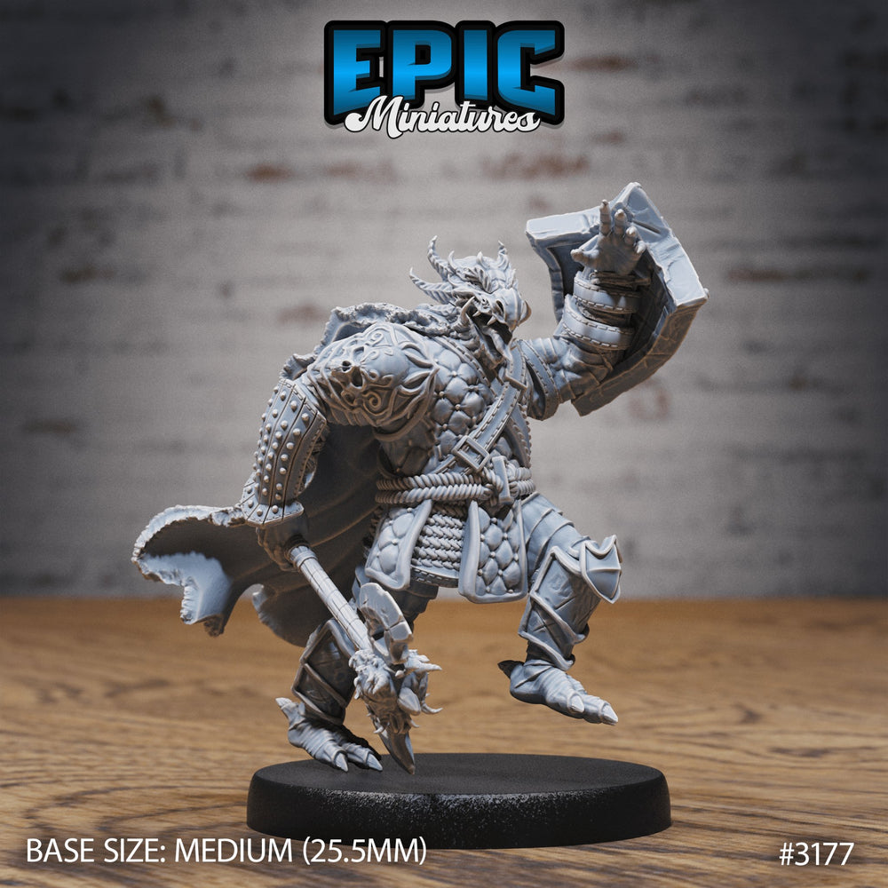 Dragonborn Warrior Miniature - Mini Megastore