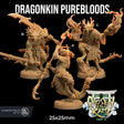 Dragonkin Purbloods - Asian Style Dragonborn Miniatures - Mini Megastore