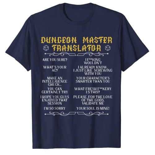 Dungeon Master Translator T-shirt - Mini Megastore