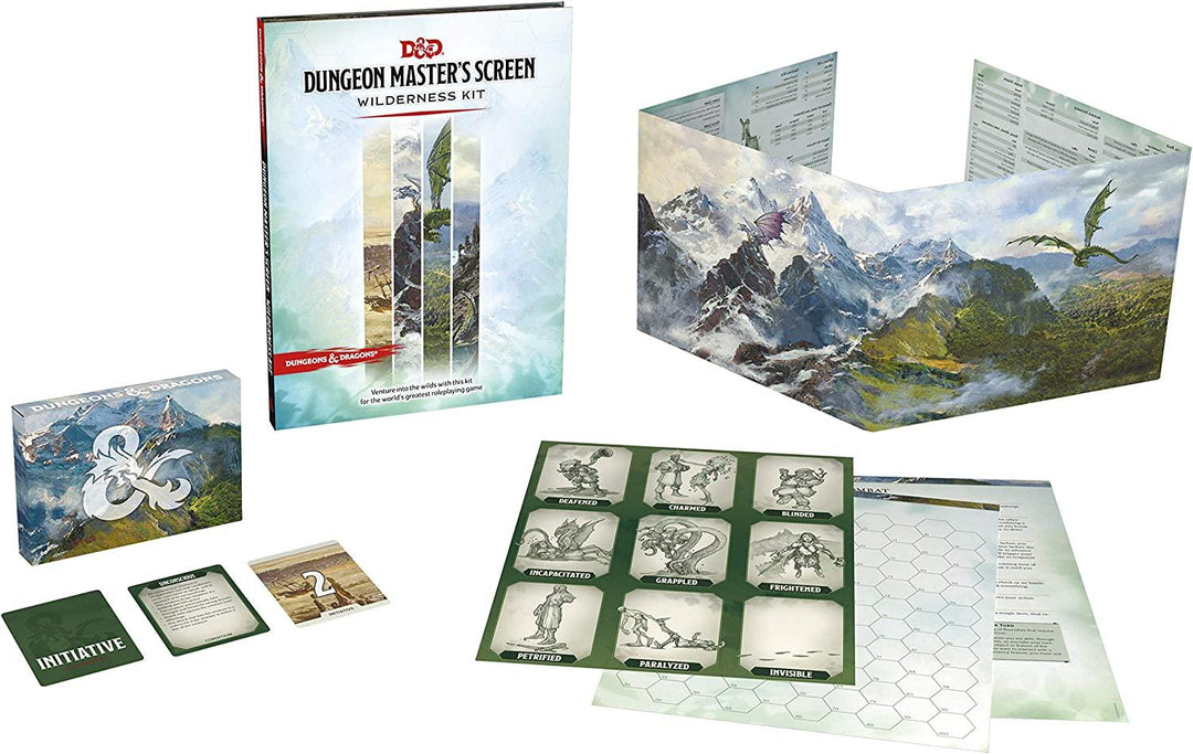 Dungeon Masters Screen Wilderness Kit - Mini Megastore