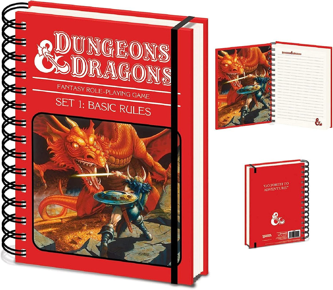 Dungeons & Dragons (Basic Rules) A5 Wiro Notebook - Mini Megastore