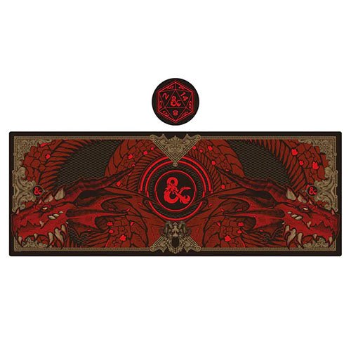 Dungeons & Dragons - Deskpad and Coaster Set - Mini Megastore