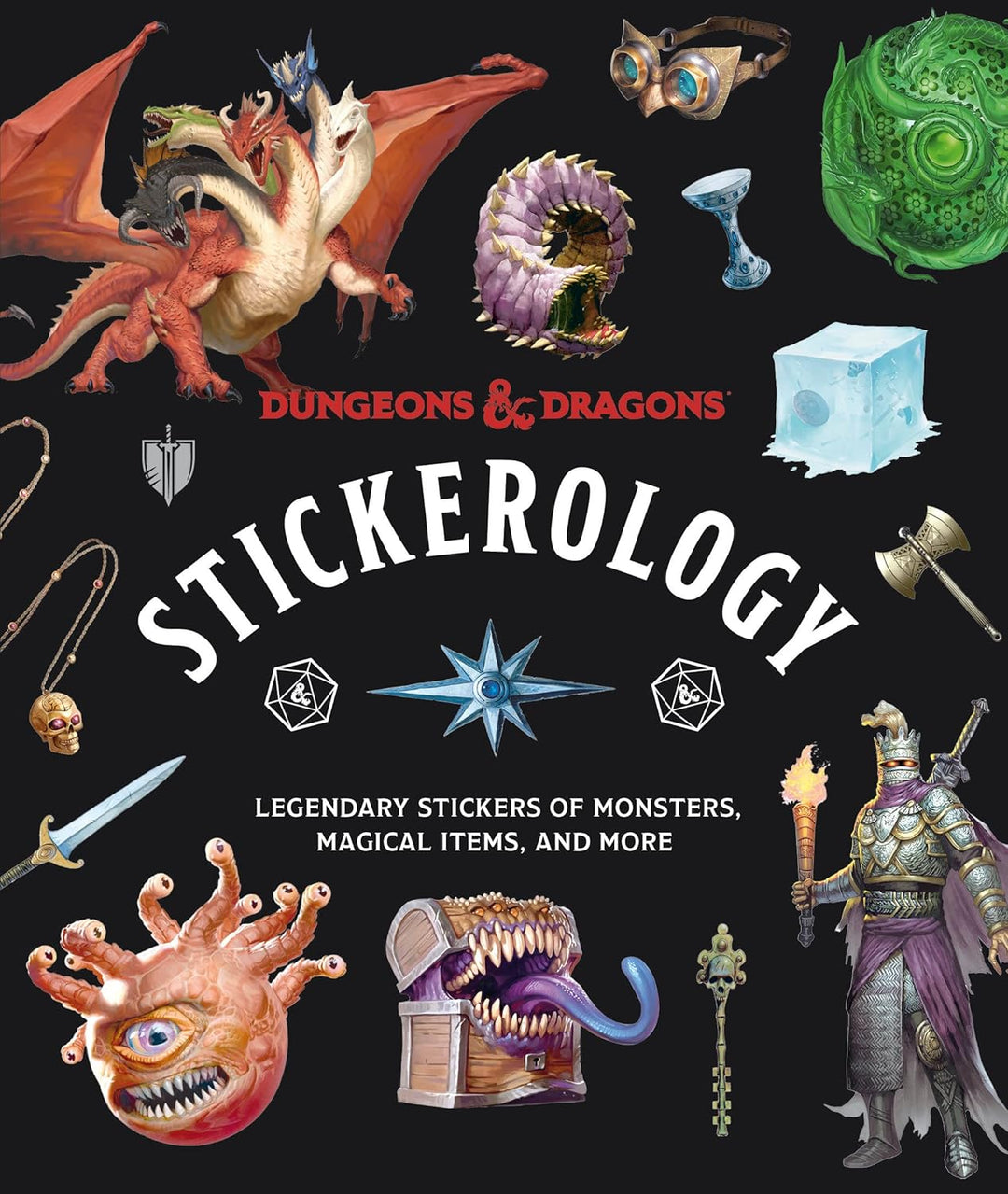 Dungeons & Dragons Stickerology : Legendary Stickers of Monsters, Magical Items, and More - Mini Megastore