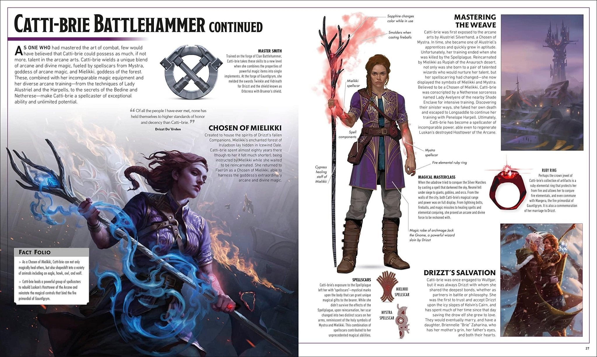 Dungeons & Dragons The Legend of Drizzt Visual Dictionary
