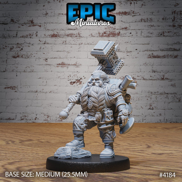 Dwarf Traveler Miniature - Mini Megastore