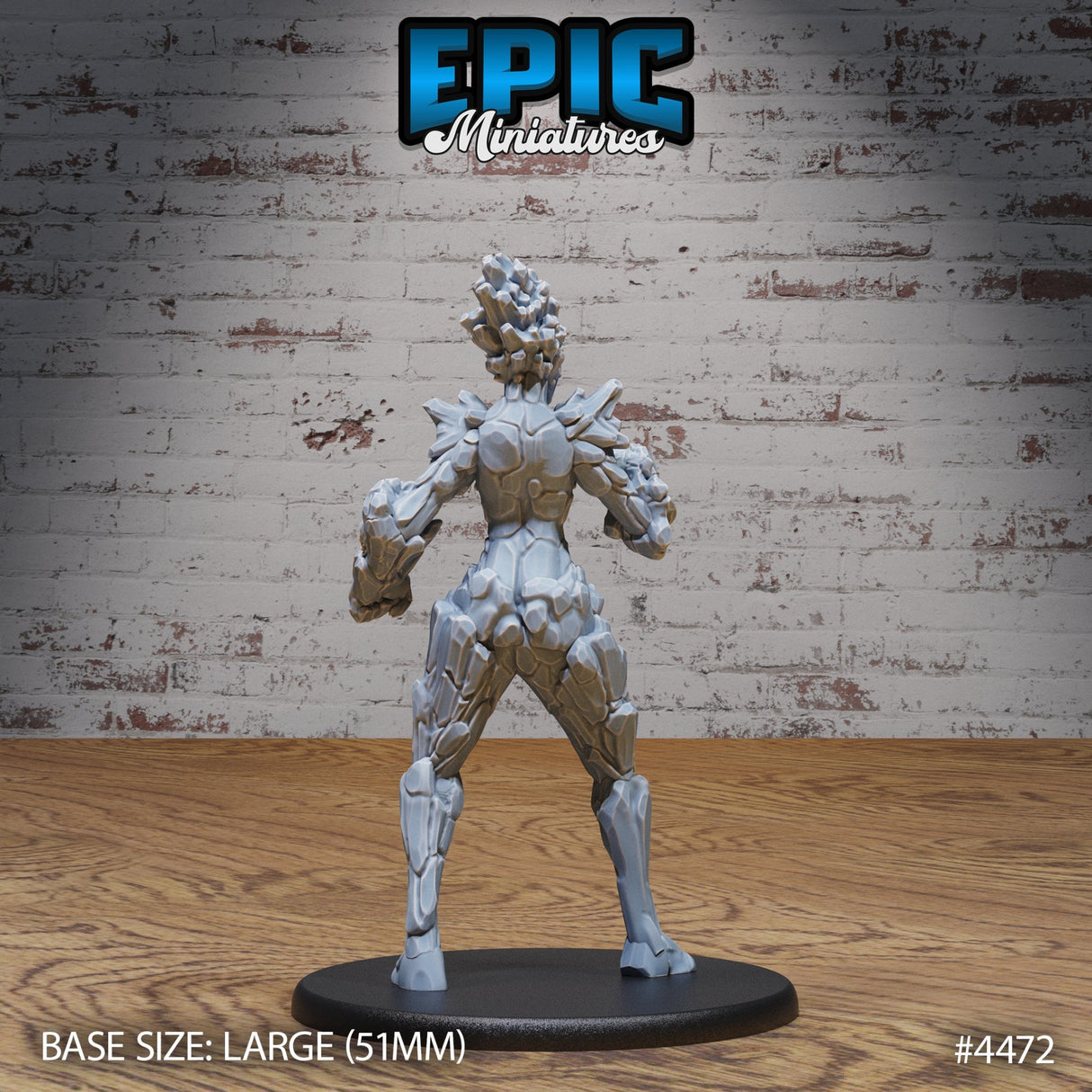 Earth Elemental Female Miniatures - Mini Megastore