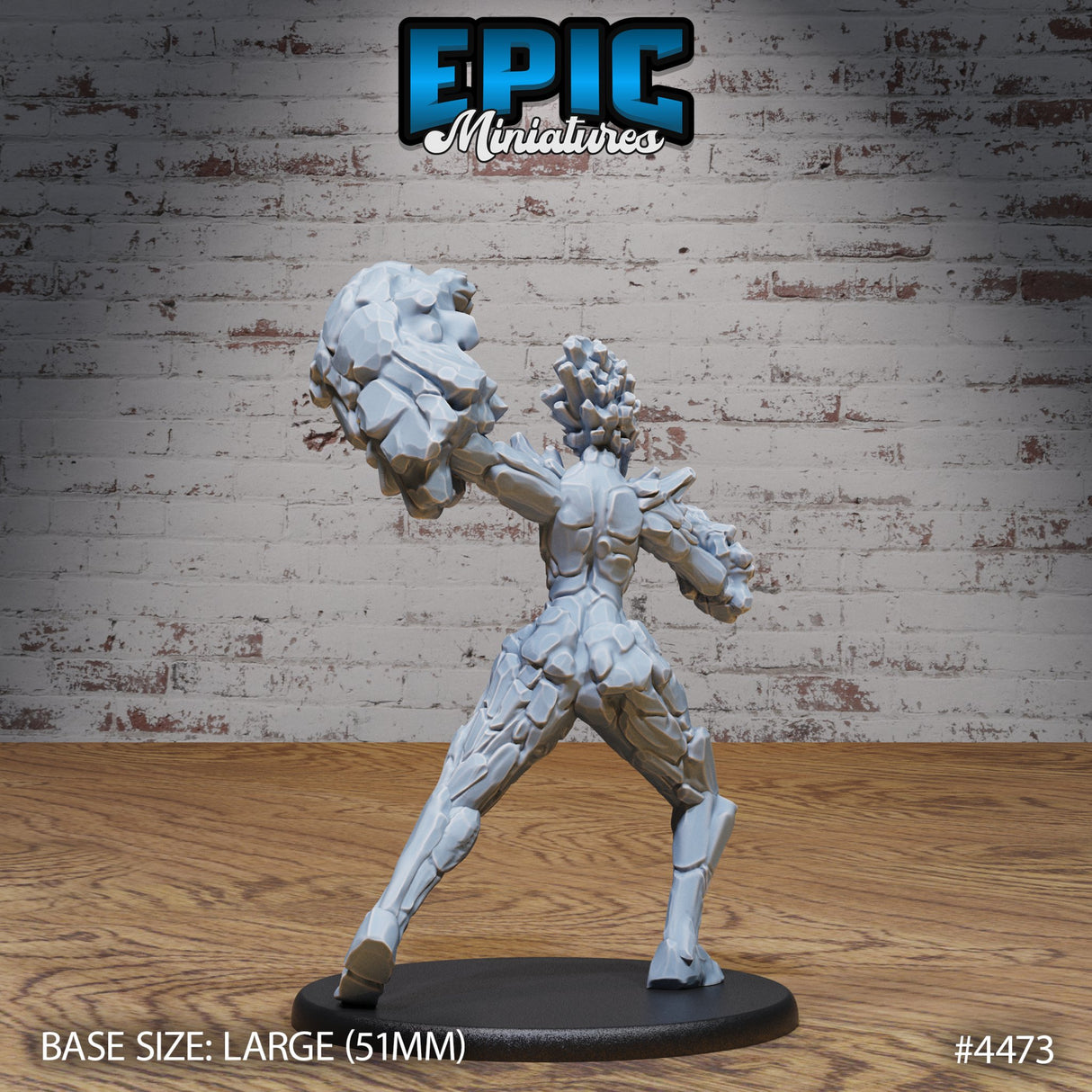 Earth Elemental Female Miniatures - Mini Megastore