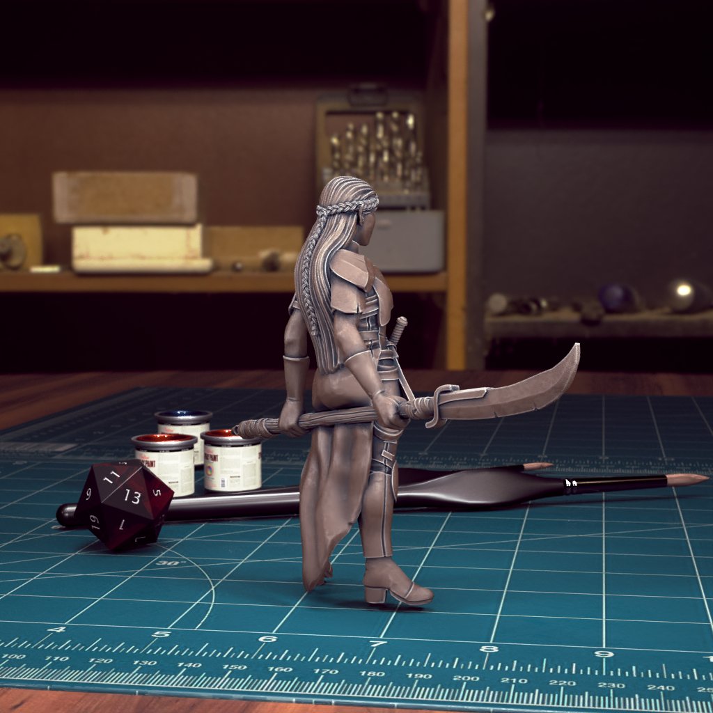 Elf Fighter Miniatures - Mini Megastore