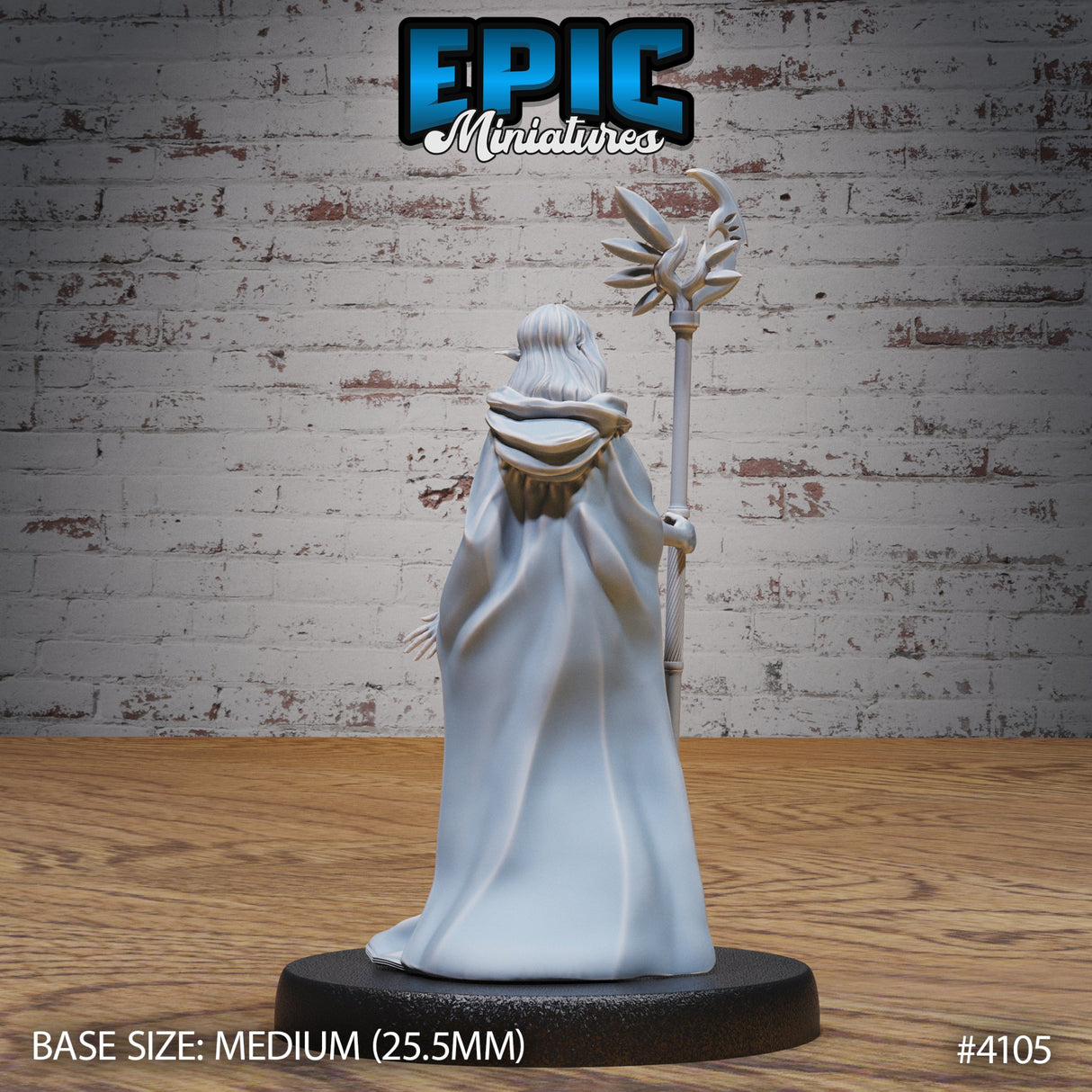 Elf Queen / Female Elf Cleric / Sorcerer Miniature - Mini Megastore