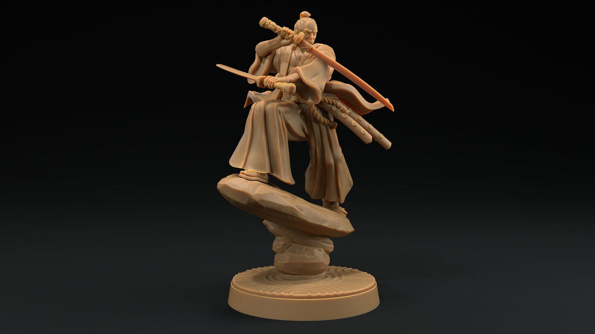 Enlightened Kensei - Human Samurai / Fighter Miniature Miniature - Mini Megastore