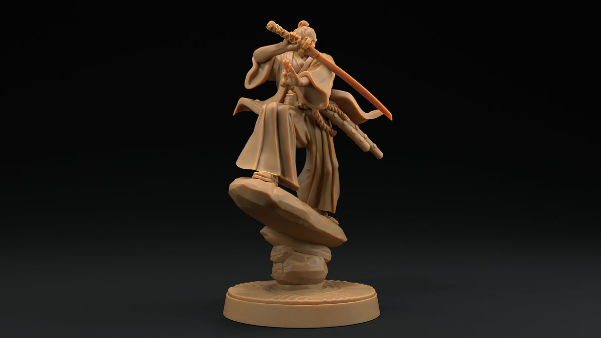 Enlightened Kensei - Human Samurai / Fighter Miniature Miniature - Mini Megastore