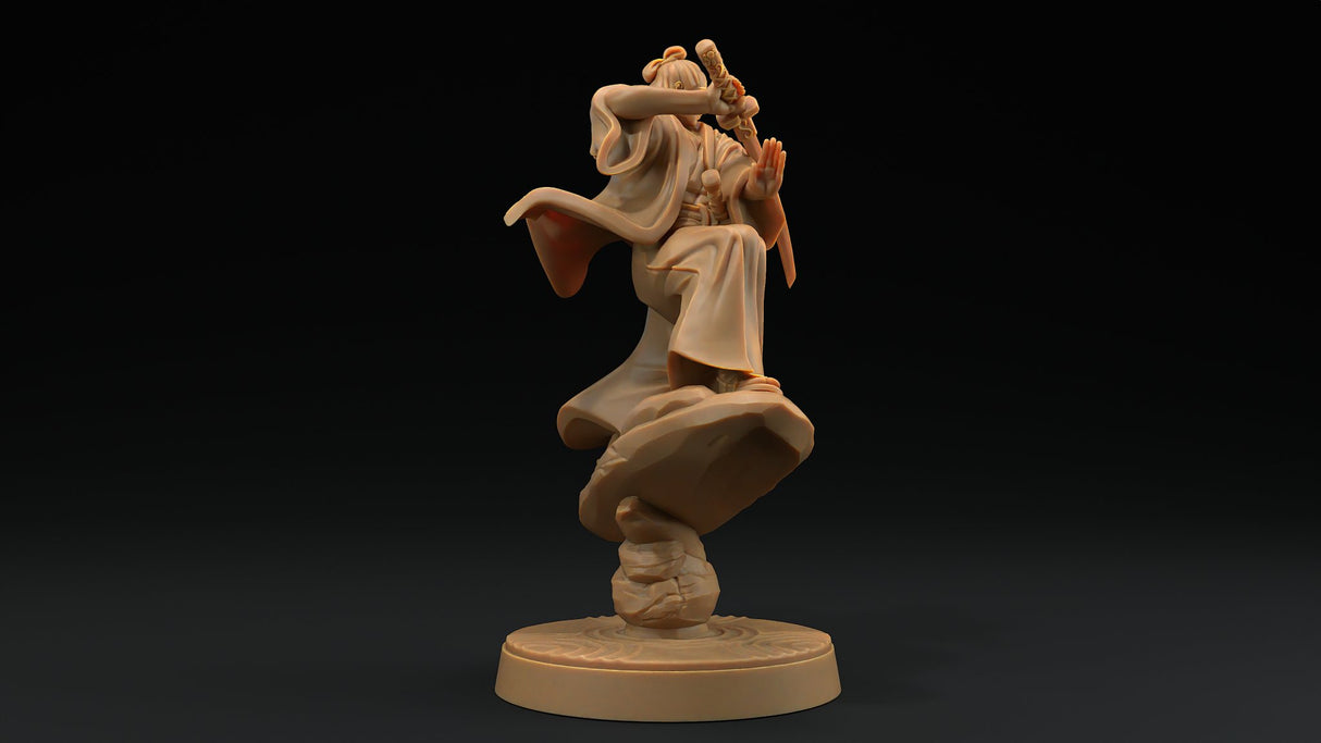 Enlightened Kensei - Human Samurai / Fighter Miniature Miniature - Mini Megastore