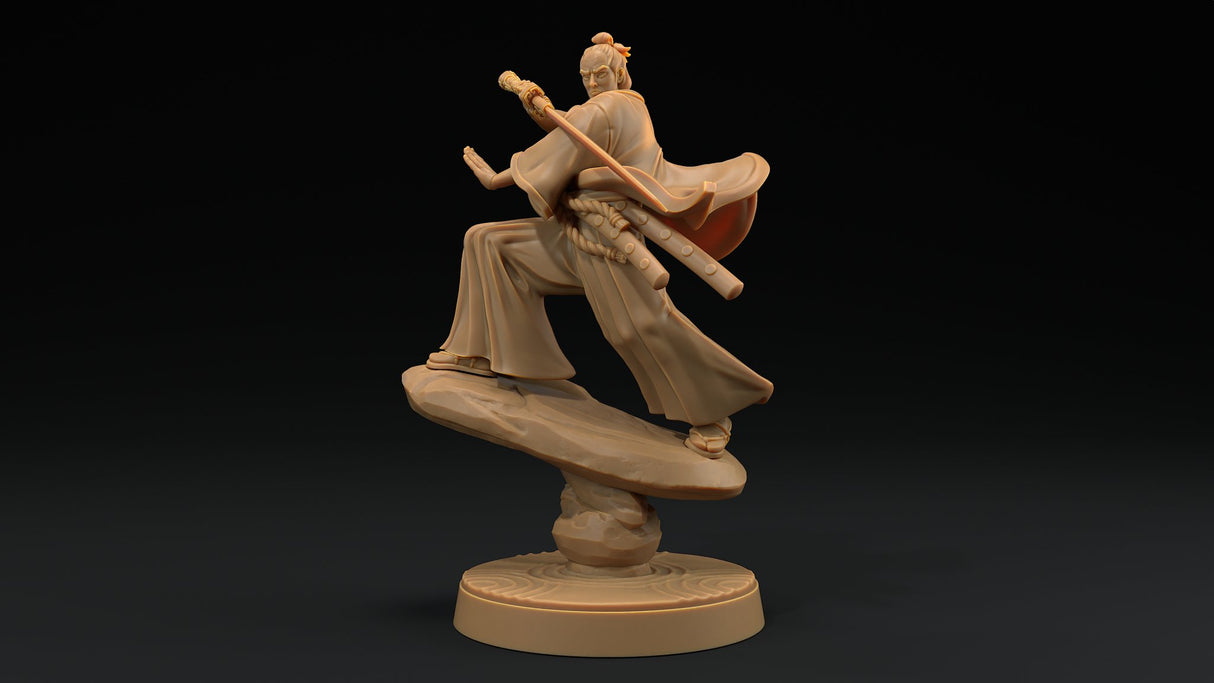 Enlightened Kensei - Human Samurai / Fighter Miniature Miniature - Mini Megastore