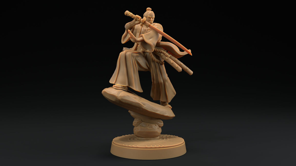 Enlightened Kensei - Human Samurai / Fighter Miniature Miniature - Mini Megastore