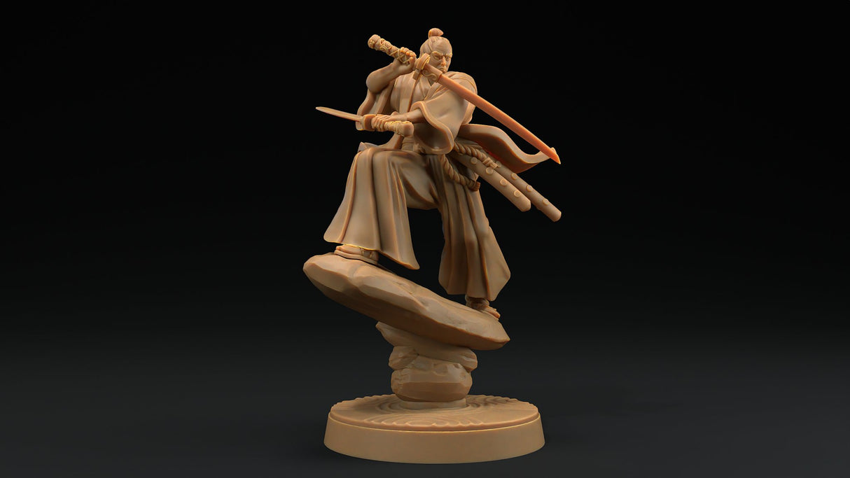 Enlightened Kensei - Human Samurai / Fighter Miniature Miniature - Mini Megastore
