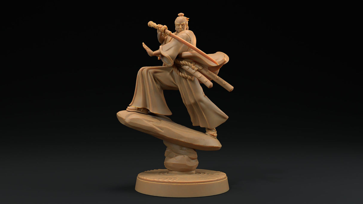 Enlightened Kensei - Human Samurai / Fighter Miniature Miniature - Mini Megastore