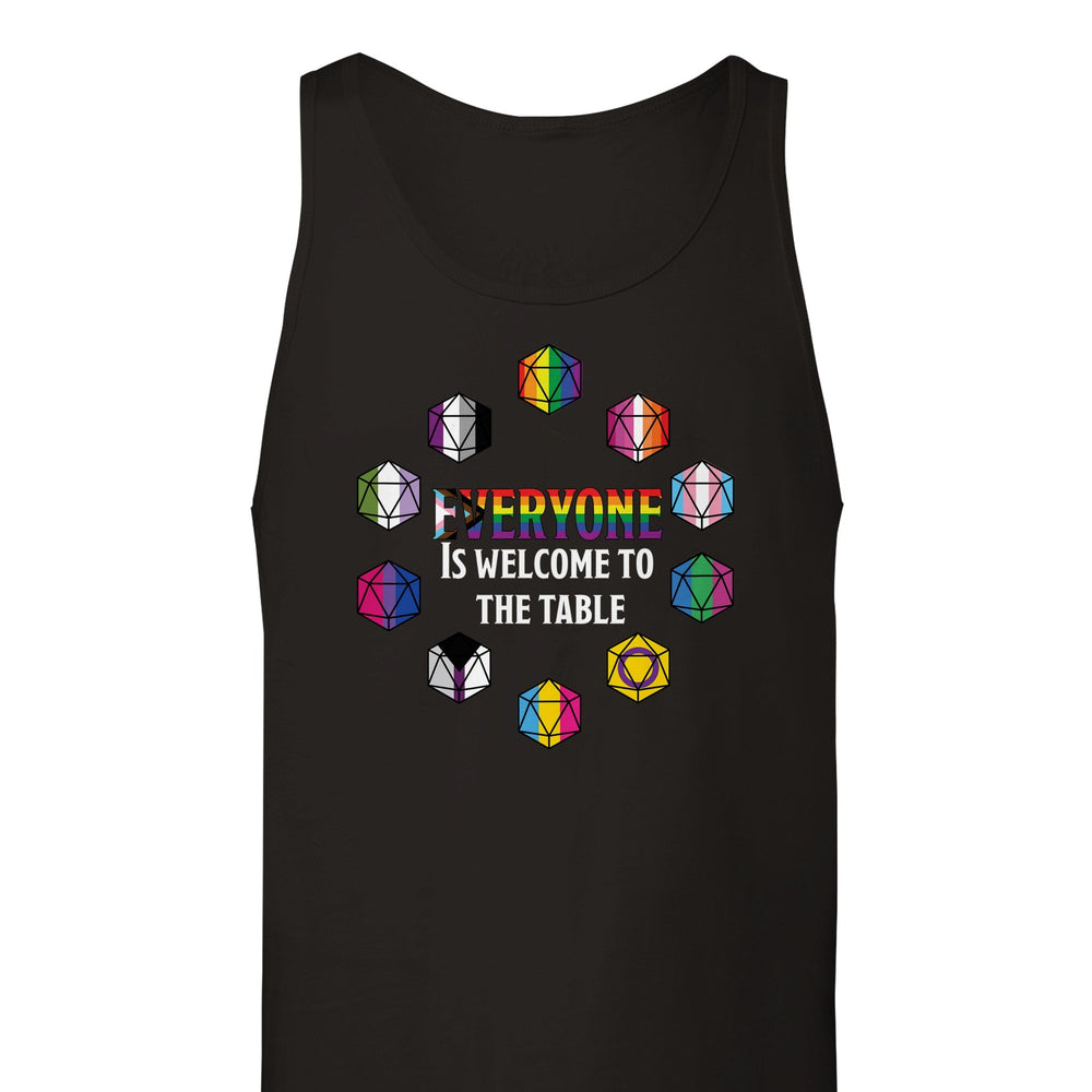 "Everyone is welcome to the Table" Pride Unisex Tank Top - Mini Megastore