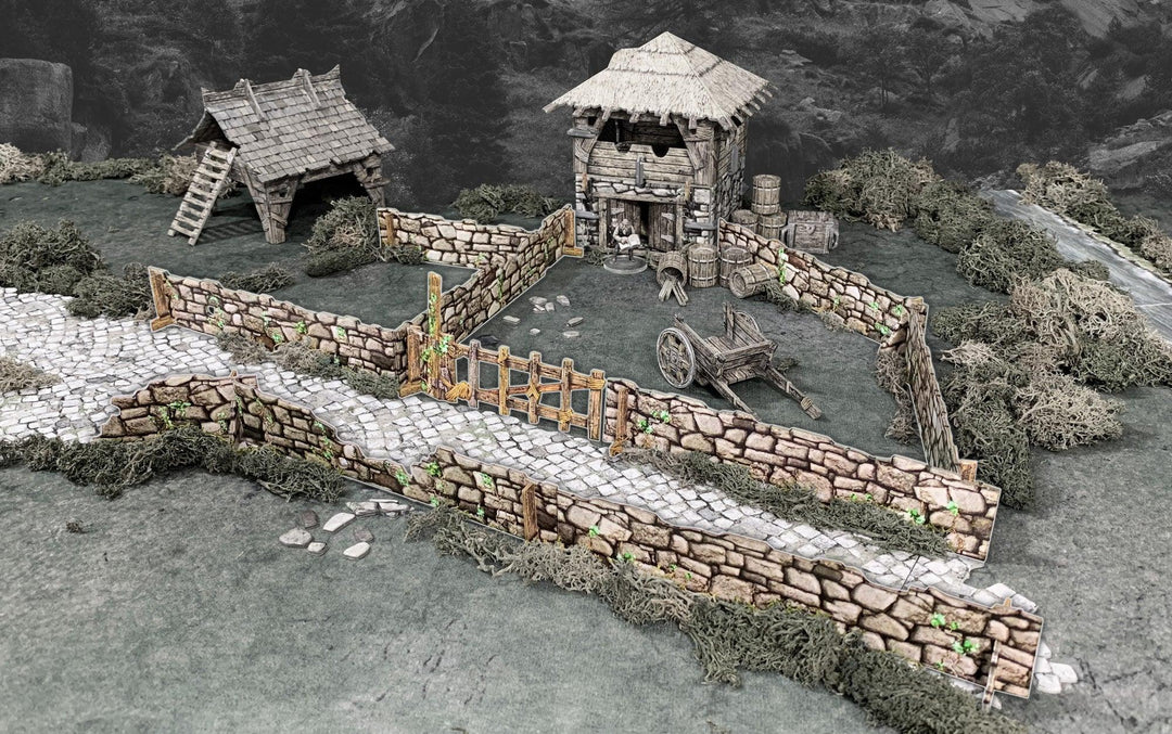 Fantasy Battlefield - Stone Walls - Mini Megastore