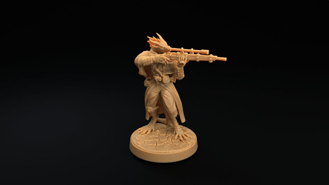 Female Dragonborn Rifleman Miniatures - Mini Megastore