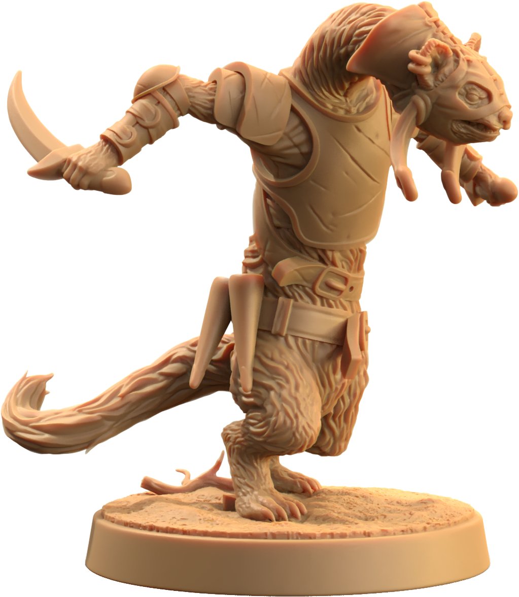 Ferret Skulkers - Ferret Folk Rogue Miniatures - Mini Megastore