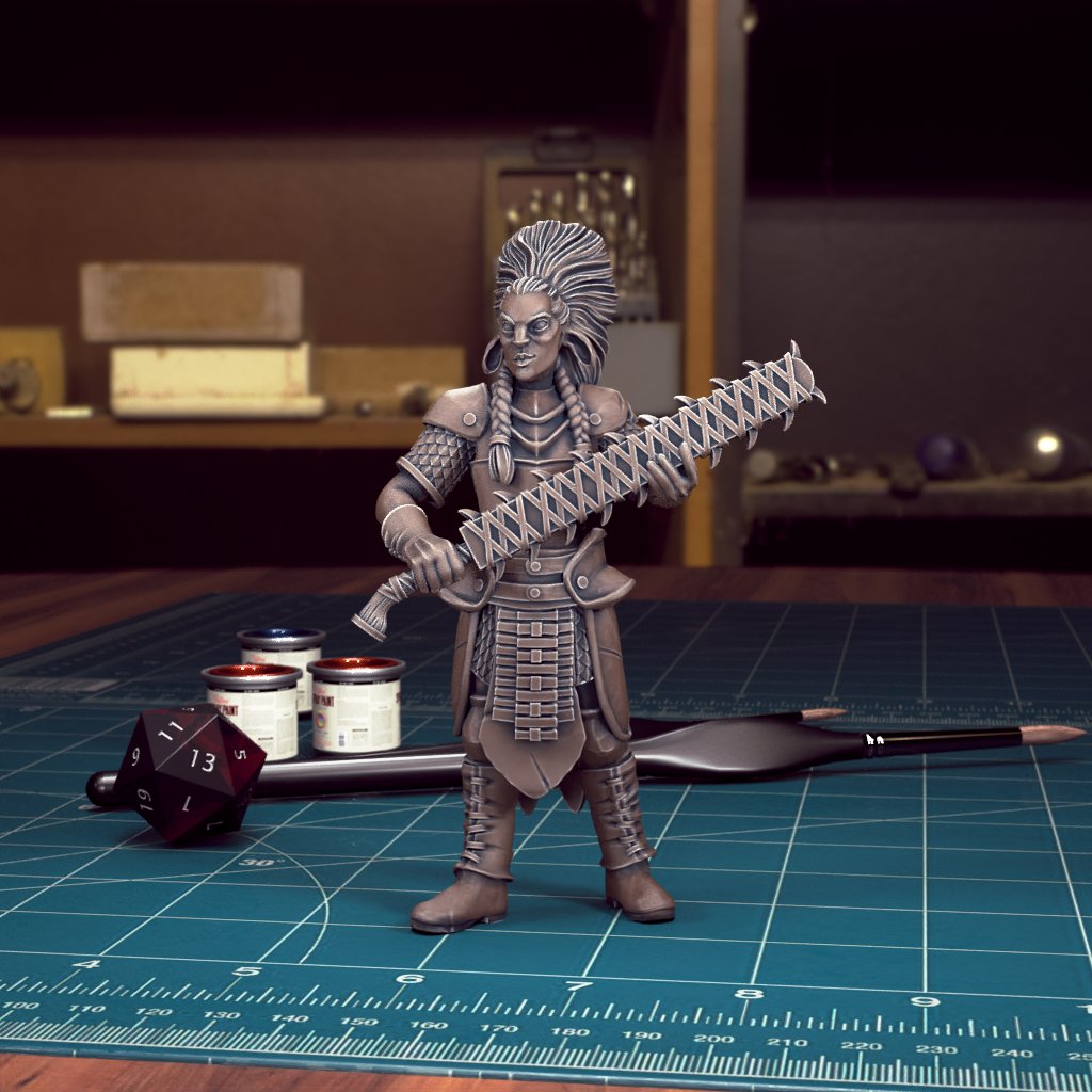 Firbolg Fighter Miniatures - Mini Megastore