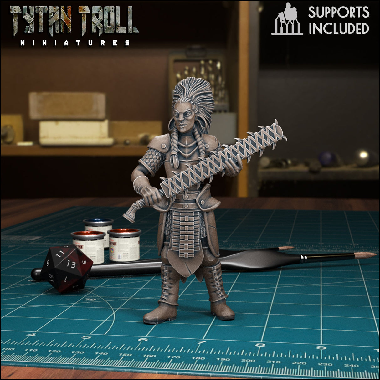 Firbolg Fighter Miniatures - Mini Megastore